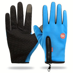 2 Pairs Winter Touch Screen Warm Gloves for Outdoor Driving