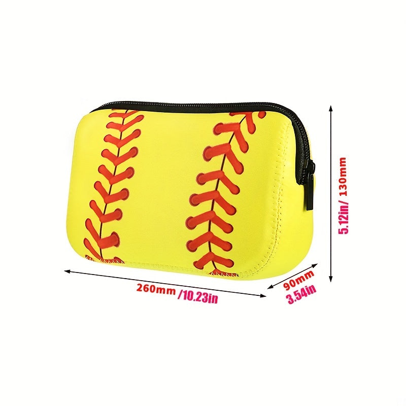 Softball Storage Bag Waterproof Zipper Ball Organizing Bag
