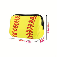 Softball Storage Bag Waterproof Zipper Ball Organizing Bag