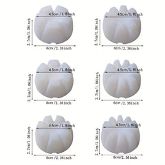 6 Piece Flower Tilting Cup Set for Acrylic Pour Floral Art
