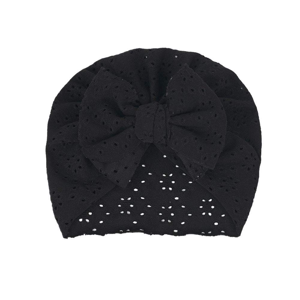Newborn Baby Head Wrap Hat Bow Turban Cap for Girls