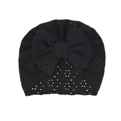 Newborn Baby Head Wrap Hat Bow Turban Cap for Girls