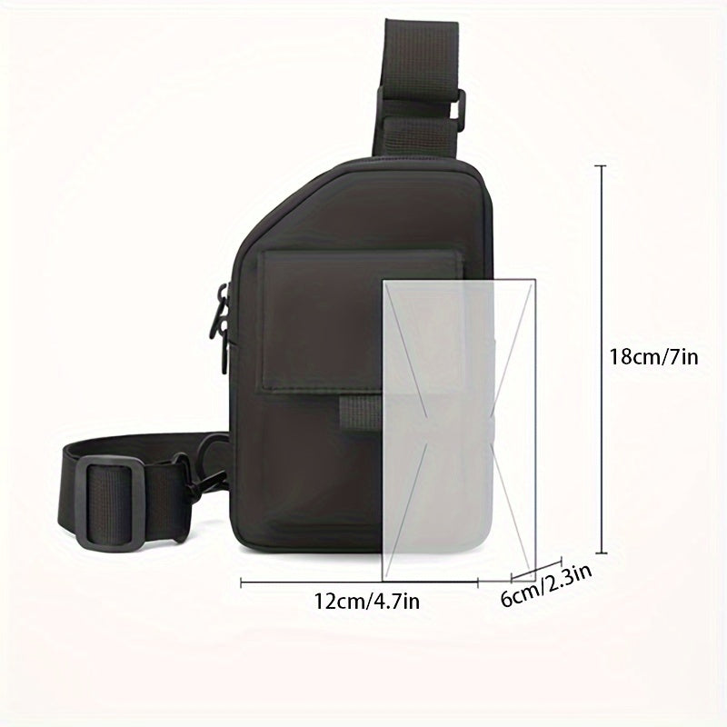 Men's Chest Bag Outdoor Travel Mobile Phone Lightweight Single Shoulder Bag