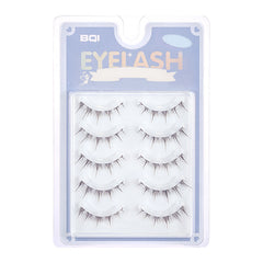 Japanese Wispy False Lashes Pack Natural Look Faux Mink Eyelashes