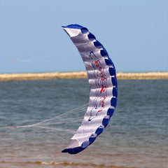Double Line Stunt Parachute Parofoil Kite Set