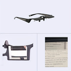 Lazy Prism Glasses for Lying in Bed - Watch TV & Smartphone at 90° Angle