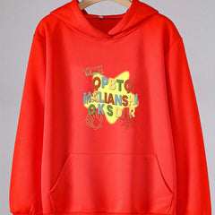Girls Cartoon Alphabet Hoodie for Spring Autumn