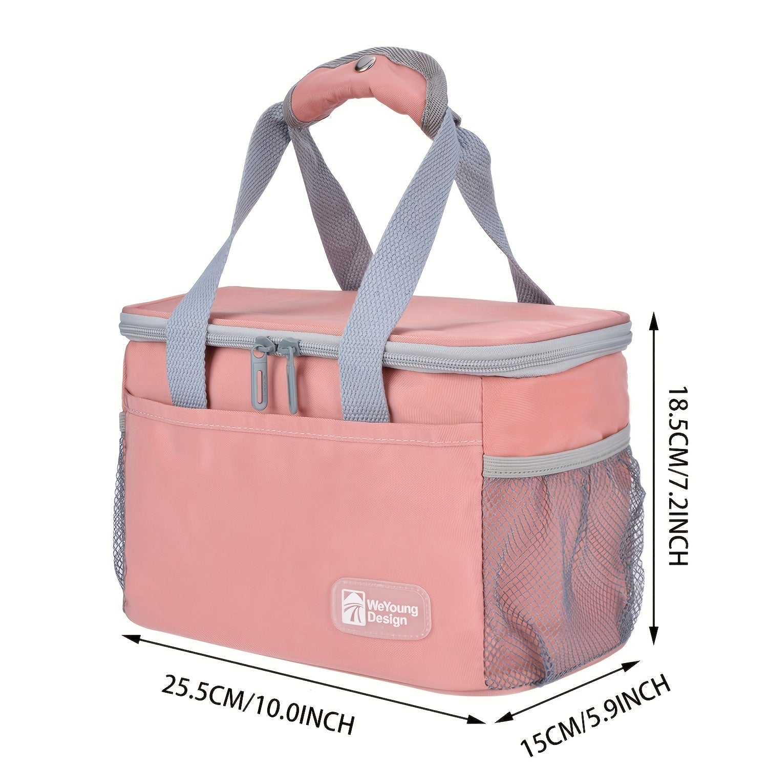 Insulated Lunch Bag with Pockets for Work, School & Picnics