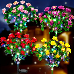 Solar Flower Light Waterproof Outdoor Decoration