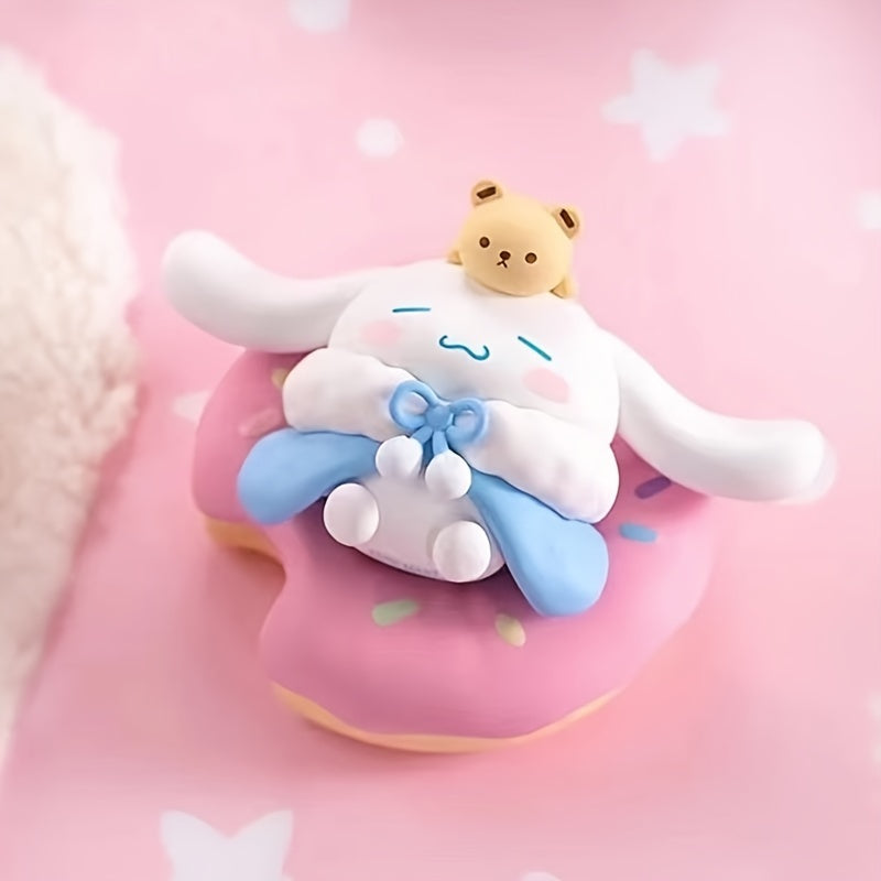 6pcs Cinnamoroll Pom Pom Purin Sle...