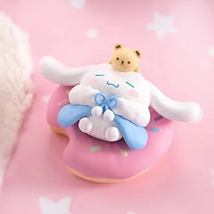 6pcs Cinnamoroll Pom Pom Purin Sle...