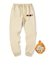 Casual Poker Suit Pattern Joggers Men's Sweatpants