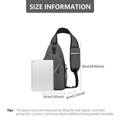 Outdoor Hiking Chest Bag Waterproof Sports Backpack Business Shoulder Bag
