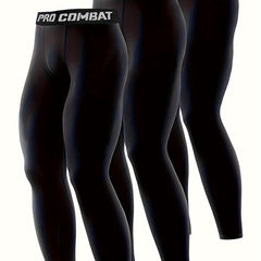 Men's Sports Leggings Active High Stretch Compression Pants