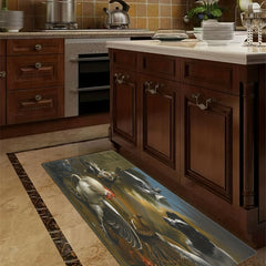 Soft Thickened Kitchen Mat Non-slip Rooster-proof Floor Mat Rustic Waterproof