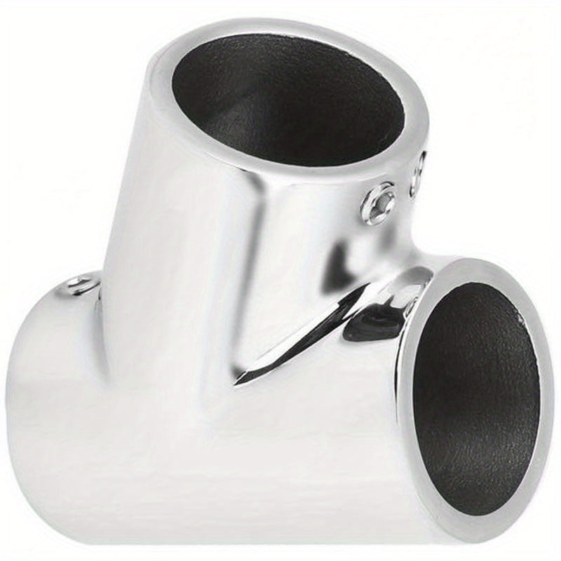 1pc Stainless Steel Boat Handrail Fittings Tee Rail 2 60 Degree Angles