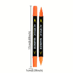 GUANNA 84 Double Pointed Markers Bright Water Based Ink