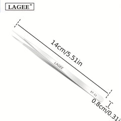 False Eyelashes Tweezers Stainless Steel Lash Extensions Tool