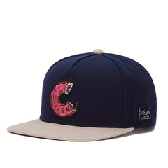 Men's Hip Hop Flat Brim Hat Baseball Cap