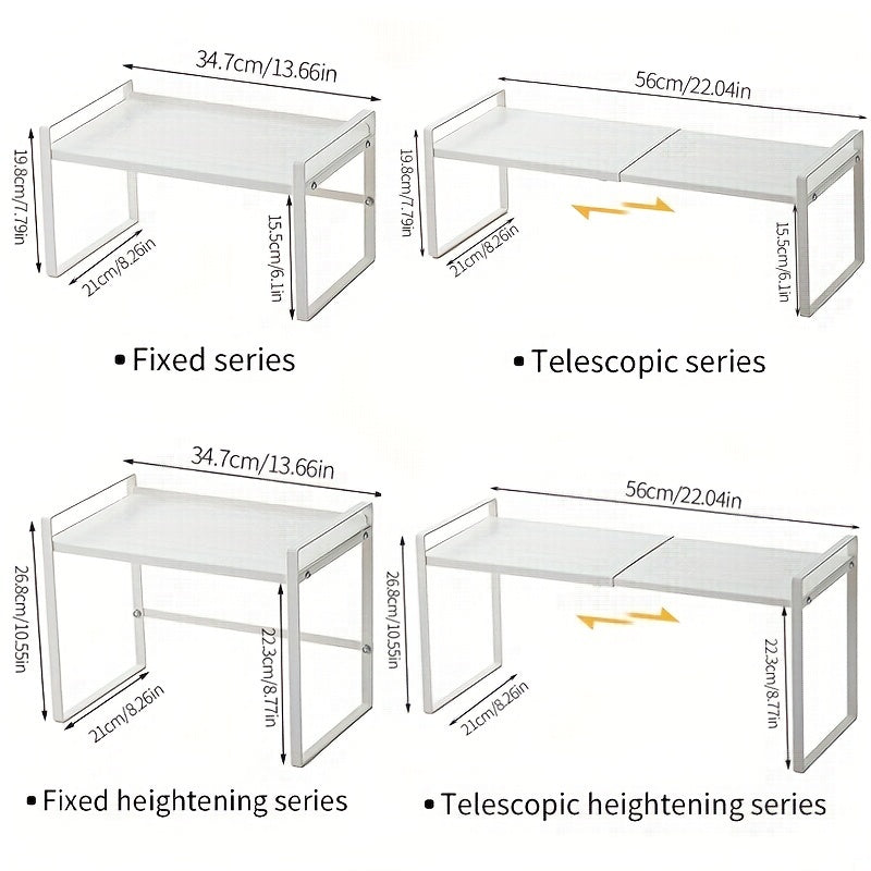 Retractable Storage Shelf Inner Partition Layer Shelf Cabinet
