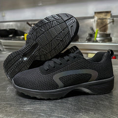 Men's Slip Resistant Chef Shoes Kitchen Work Safety Shoes