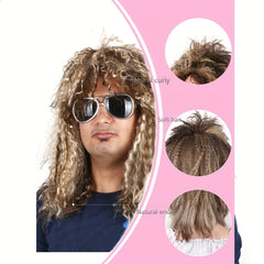 70s 80s Unisex Cosplay Wig Holiday Synthetic Wig