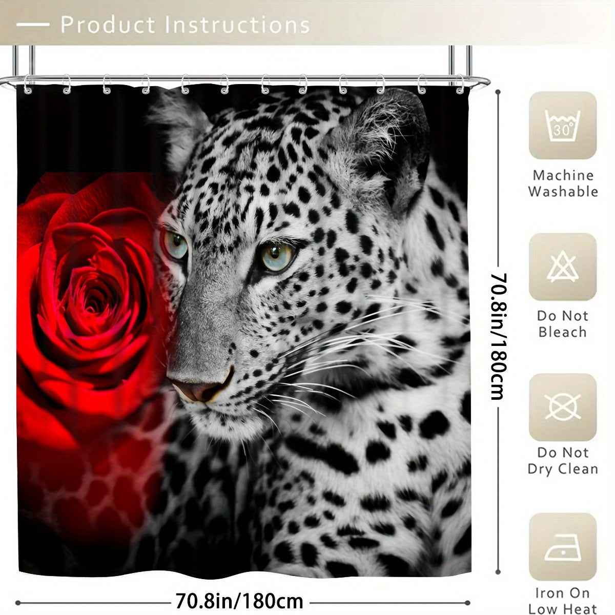 African Safari Leopard Bathroom Set