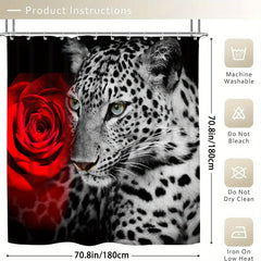 African Safari Leopard Bathroom Set