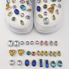 Colorful Rhinestone Shoe Decoration Set