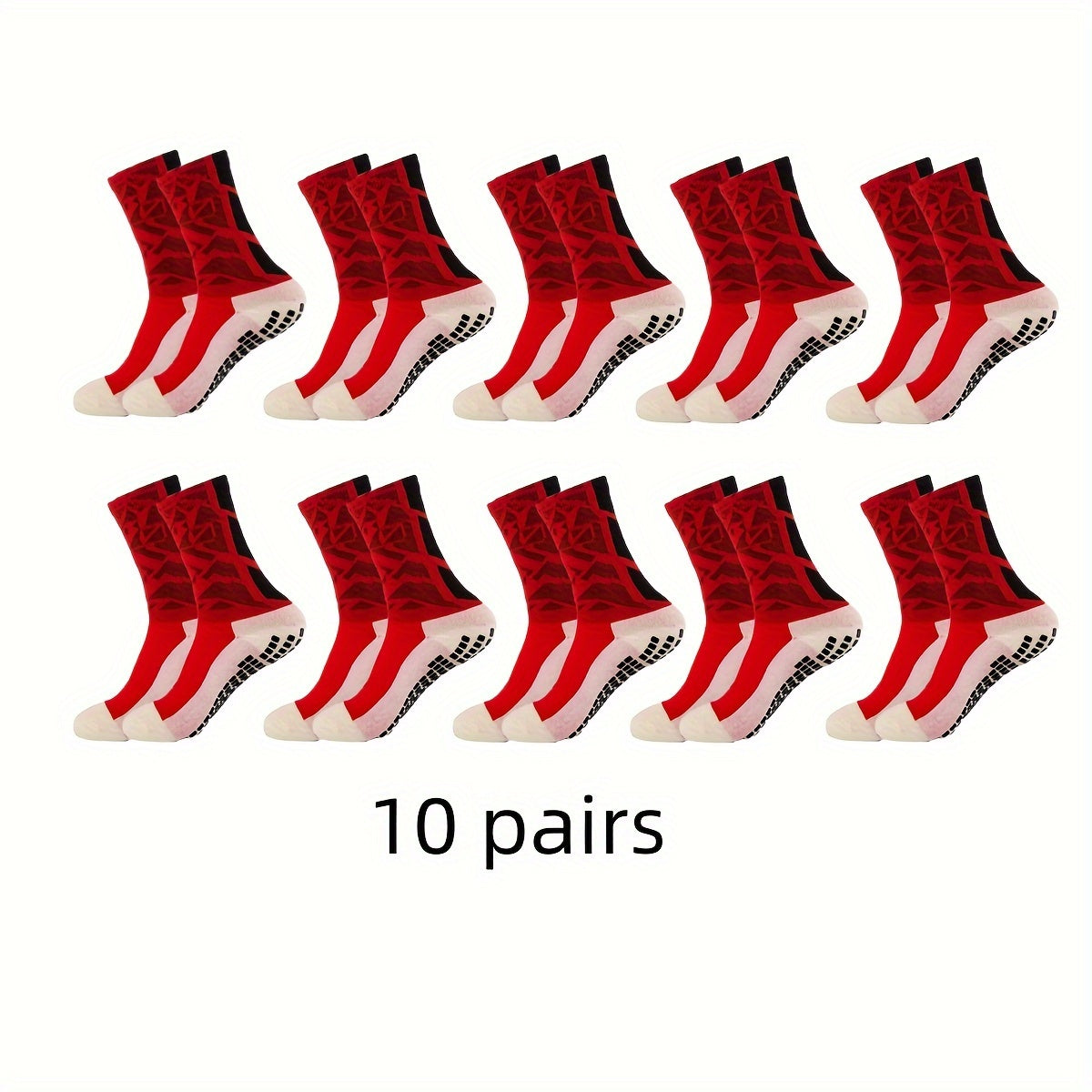 Men's Mid Crew Sport Socks: Sweat Absorbing, Comfy, Breathable