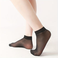 10 Pairs Sheer Mesh Short Socks for Women