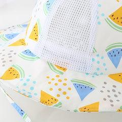Fruit Print Sunshade Hat Kids Bucket Hat