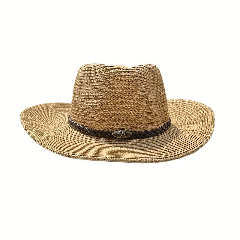 Big Brim Straw Hat Summer Sun Protection Cowboy Hat