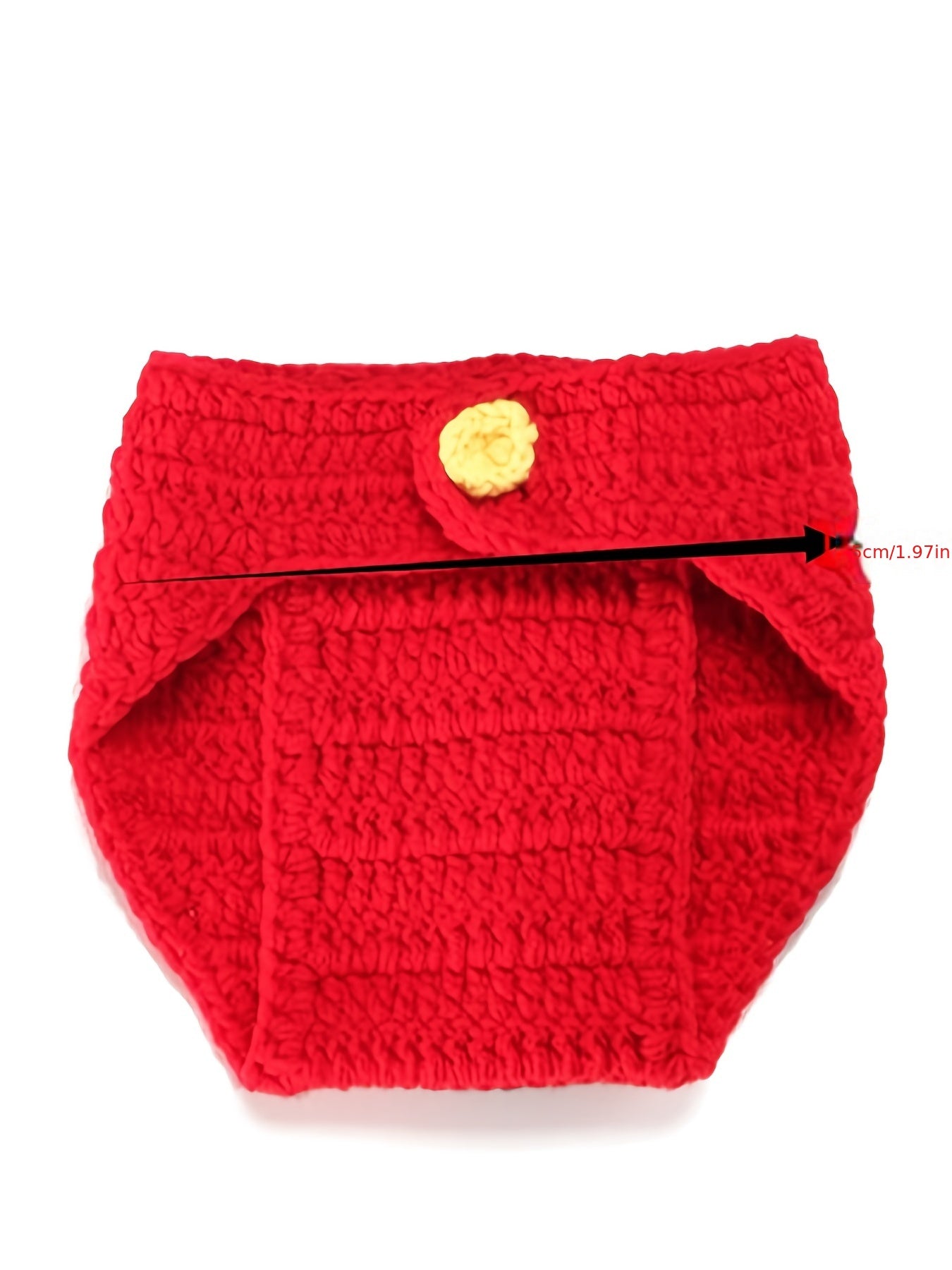 Cartoon Shape Baby Knitted Hat & Overall Romper for Photoshoot & Party