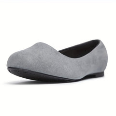 Women's Comfy Ballet Flats Soft Slip-On Walking Shoes