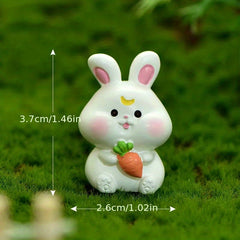 12 Zodiac Ornaments Mini Small Toys Cartoon Tabletop Ornaments