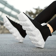 Soft Thick Sole Mesh Breathable Running Shoes Comfortable Sneakers