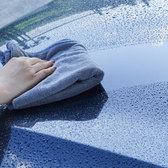 Car Wash Towel Microfiber Double-sided Short Velvet Waxing Rag