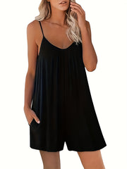 Casual Cami Romper Loose Jumpsuit for Women