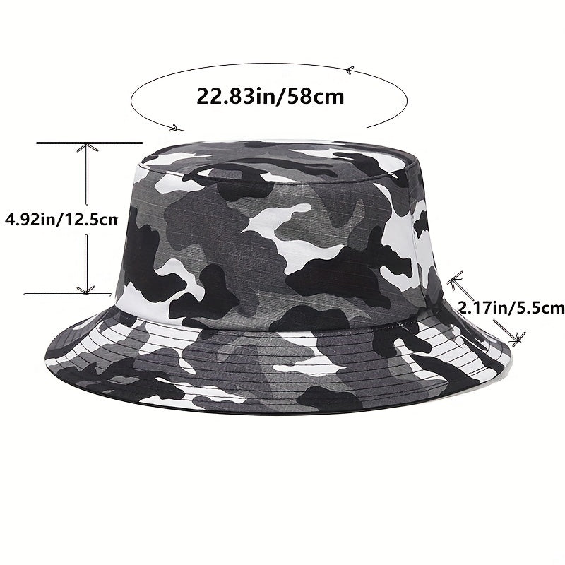 Camouflage Bucket Hat Men Women Fisherman Cap Outdoor Military Hat
