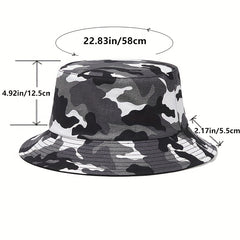 Camouflage Bucket Hat Men Women Fisherman Cap Outdoor Military Hat