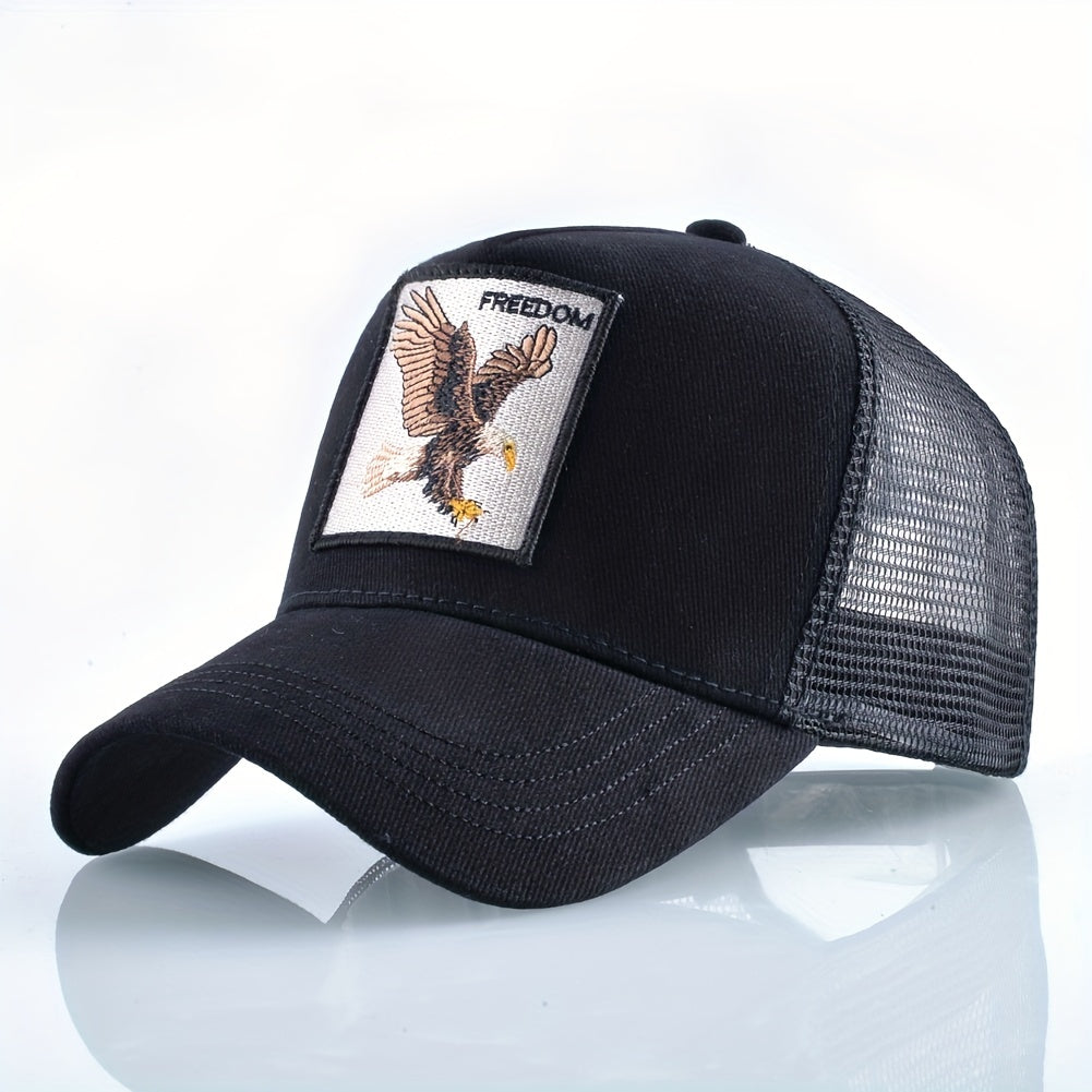 Hip hop Eagle Embroidery Baseball Cap Sunshade Breathable Hat