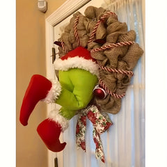 Christmas Elf Leg Hanging Decor Plush Garland for Home Party