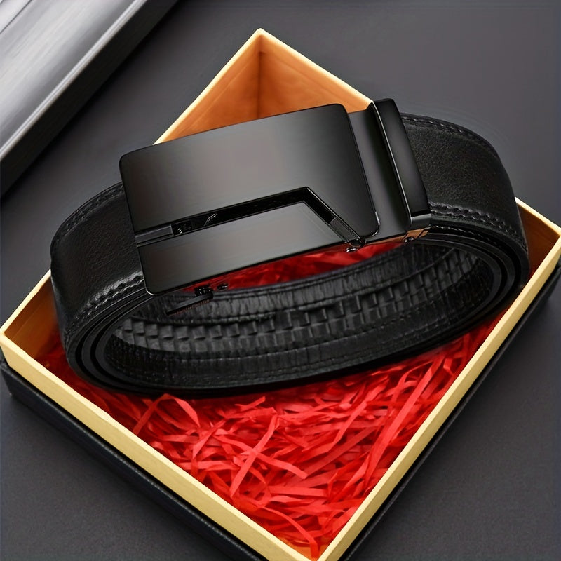Men's Automatic Buckle Business Belt