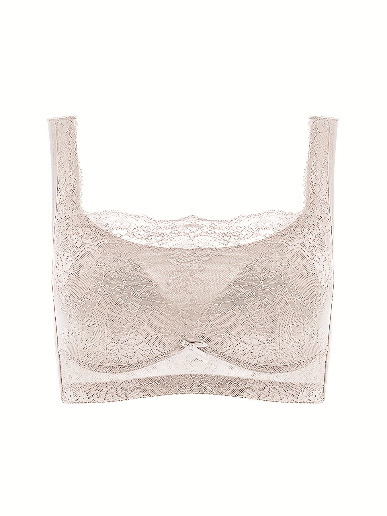 Lace Wireless Bra Full Coverage Comfy & Breathable Women's Lingerie