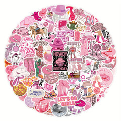 110 Vinyl Stickers Mixed Cartoon Decals for Laptop Water Bottle Luggage Fridge