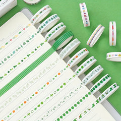 10 Rolls Colorful Washi Tape Set Decorative Stickers