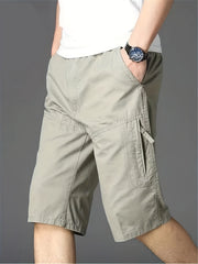 Men's Cotton Cargo Shorts Loose Casual Pants For Summer