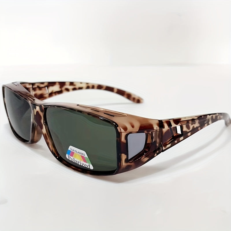 Polarized Sunglasses for Men and Women Bean Colored Frame Myopia Friendly