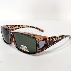 Polarized Sunglasses for Men and Women Bean Colored Frame Myopia Friendly